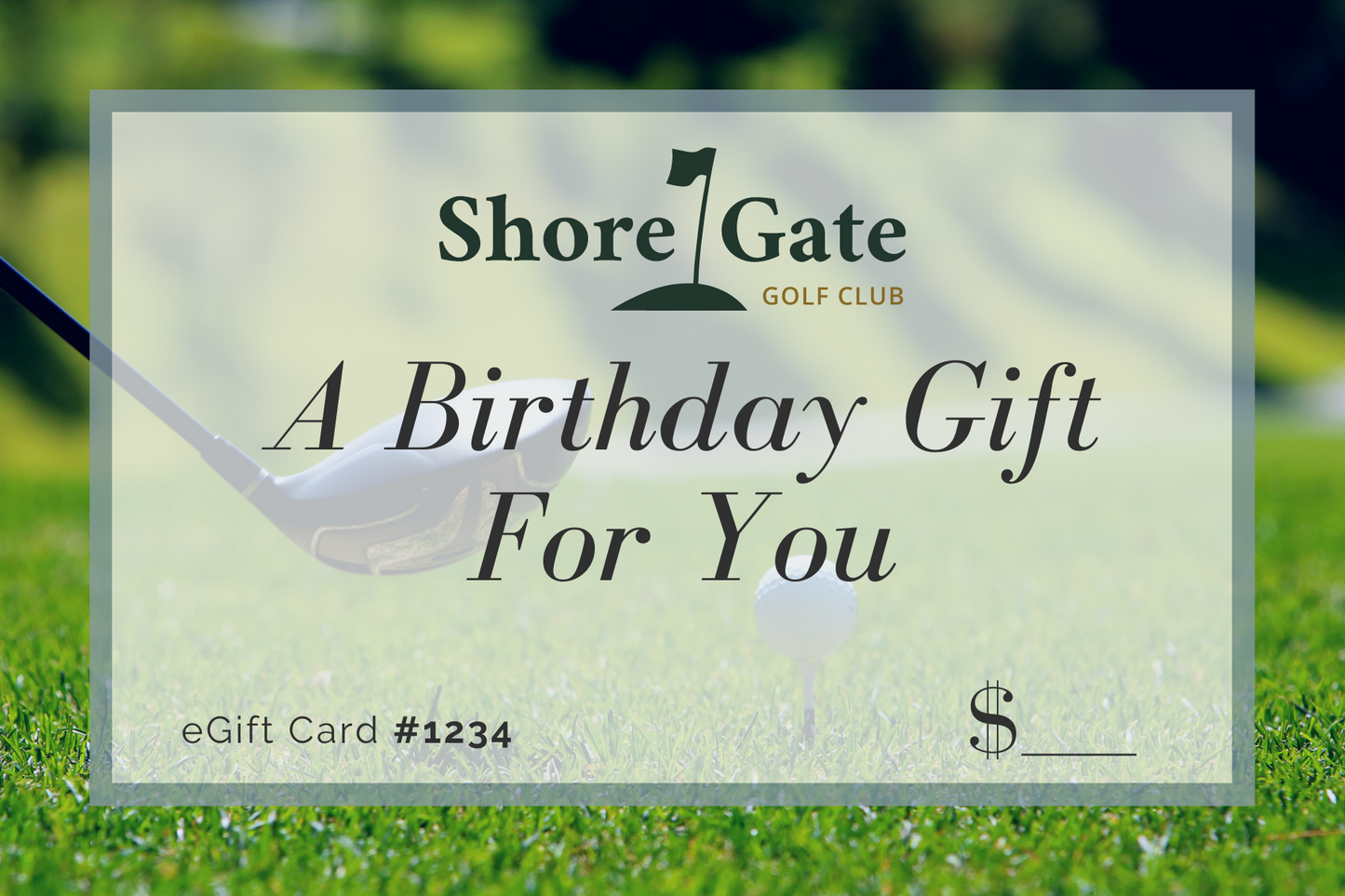 Birthday E-Gift Card